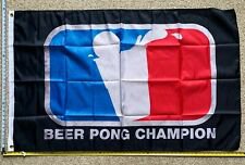 Beer Flag Beer Champ RB Cup Busch Bud Twisted Claw Sign Poster 3x5