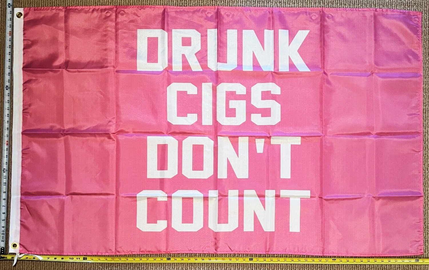 Beer Flag Drunk Cigs Girls Cave College Dorm Banner Sign USA 3x5'