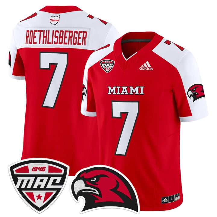 Ben Roethlisberger Jersey #7 Miami OH RedHawks 2025 Limited Stitched