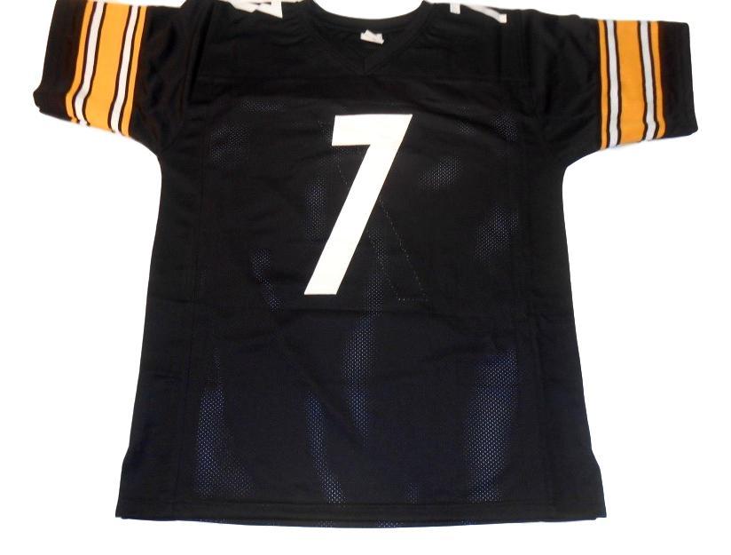 Ben Roethlisberger Jersey #7 Custom Unsigned Football Jerseys Stitched Black