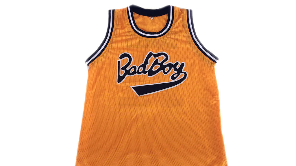 Biggie Smalls Jersey #72 Bad Boy Notorious Big New Basketball Yellow Stitched