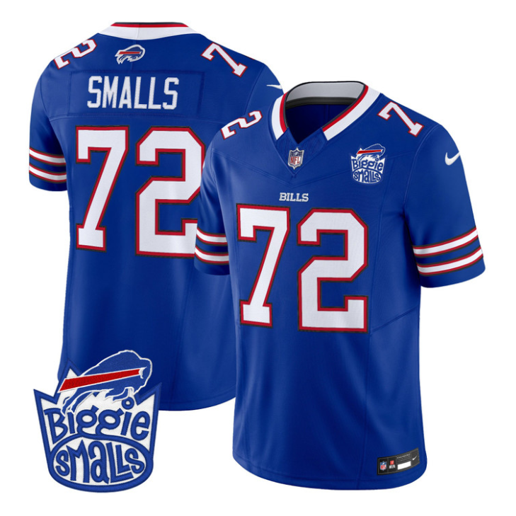 Biggie Smalls Jersey #72 Biggie Smalls Patch Vapor Limited Stitched