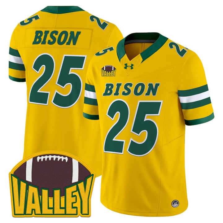 Bison Jersey #25 North Dakota State Bison 2025 Limited Stitched