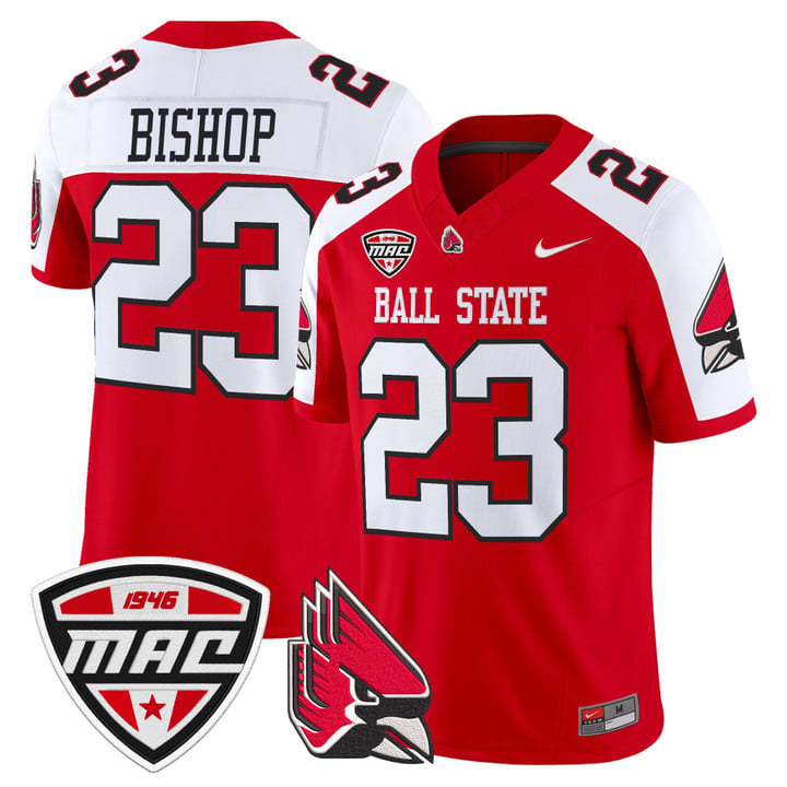 Blaine Bishop Jersey #23 Ball State Cardinals 2025 Limited Stitched