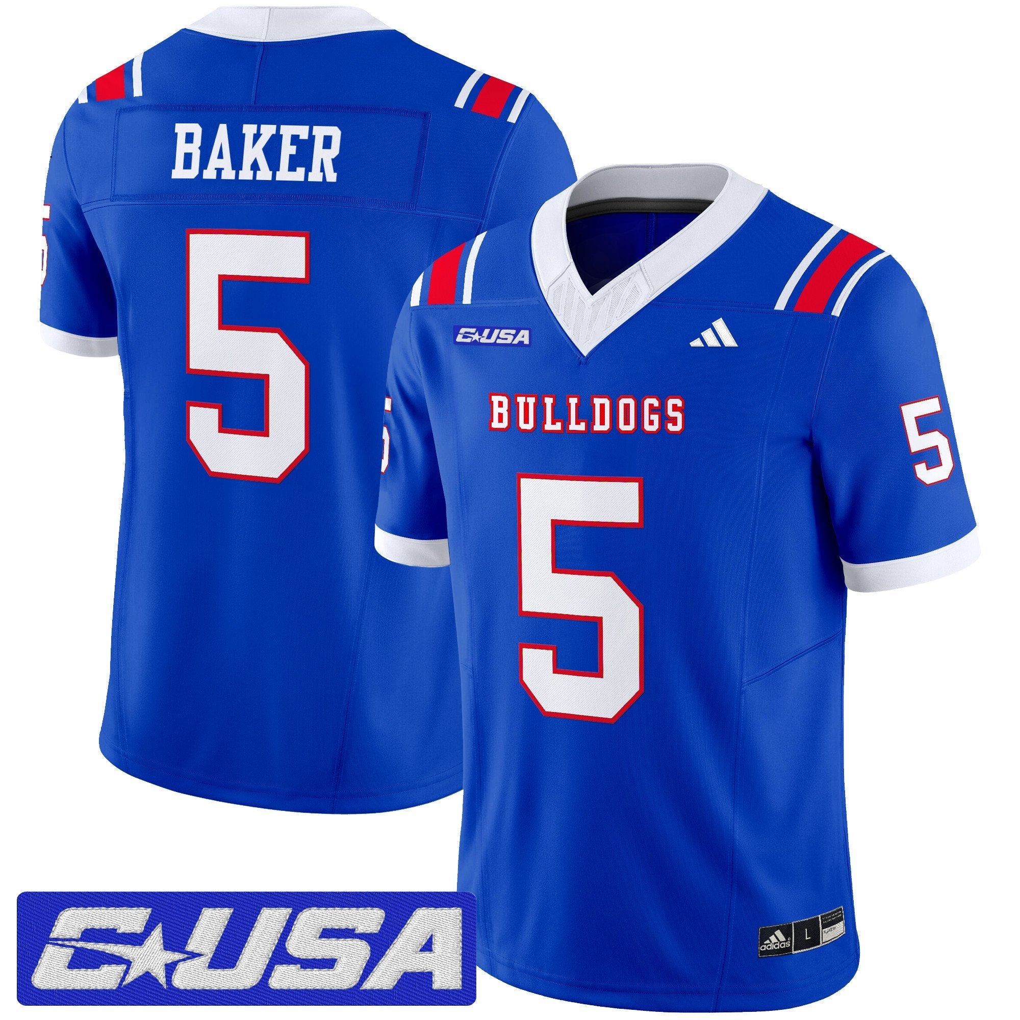 Blake Baker Jersey #5 Louisiana Tech Bulldogs 2025 Limited Stitched