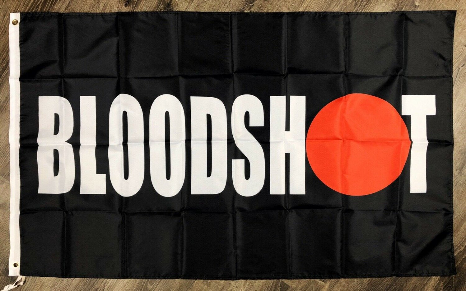 Bloodshot_Comic Flag 3x5 ft Black Logo Banner Valiant Comics Man-Cave Garage