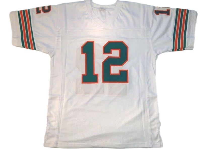 Bob Griese Jersey #12 Custom Unsigned Football Jerseys Stitched White