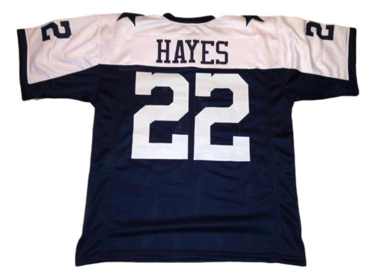 Bob Hayes Jersey #22 Custom Unsigned Football Jerseys Stitched Navy Blue