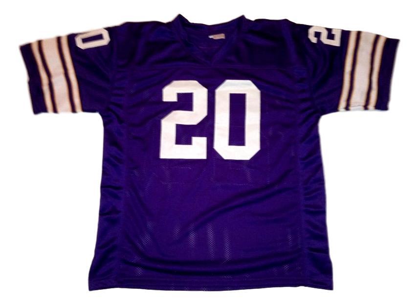 Bobby Bryant Jersey #20 Custom Unsigned Football Jerseys Stitched Purple