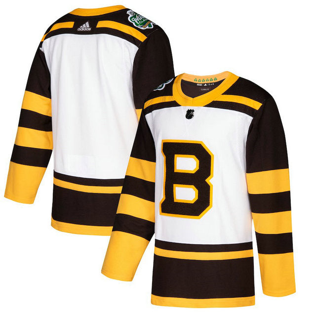 Boston Bruins Blank 2019 Winter Classic Custom White Jersey