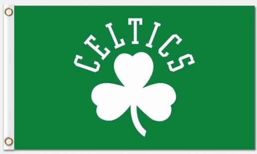 Boston Celtics Team Flag 3X5Ft Polyester Banner USA Digital Printing