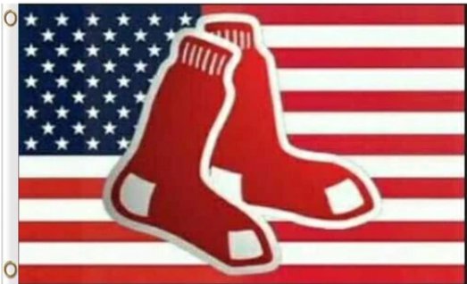 Boston Red Sox American Colors flag 3X5Ft Banner USA Polyester with Brass Grommets