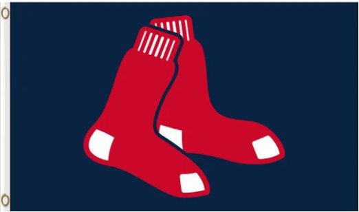 Boston Red Sox Baseball Club 3X5 Banner USA Polyester with Brass Grommets