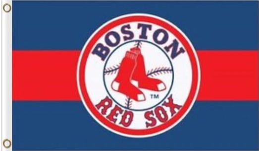 Boston Red Sox Logo flag 3X5Ft Banner USA Polyester with Brass Grommets