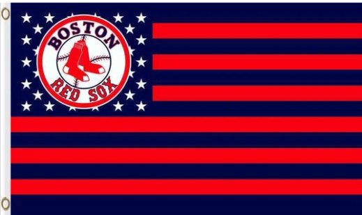 Boston Red Sox Red flag 3X5Ft Banner USA Polyester with Brass Grommets