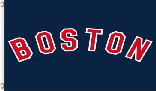 Boston Red Sox flag 3X5Ft Banner USA Polyester with Brass Grommets - 2