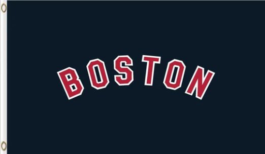 Boston Red Sox flag 3X5Ft Banner USA Polyester with Brass Grommets - 5