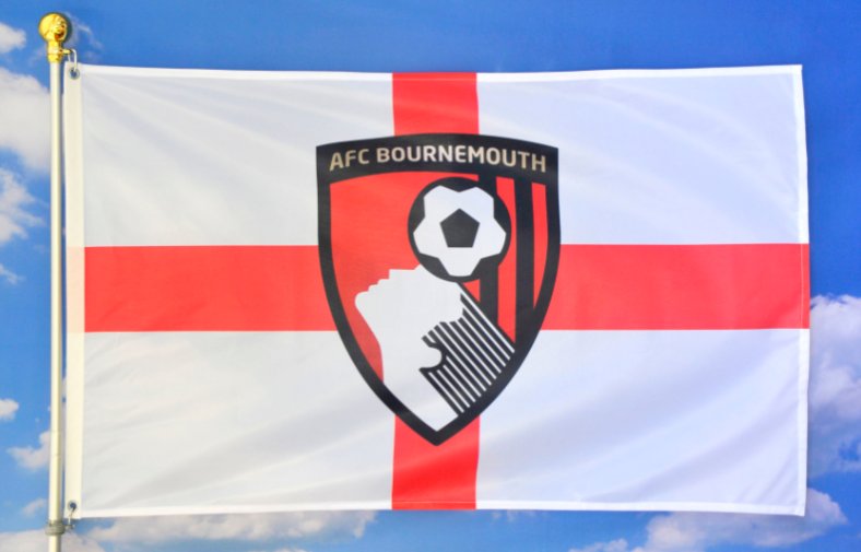 Bournemouth A.F.C. Football Club Flag 3x5ft Banner polyester