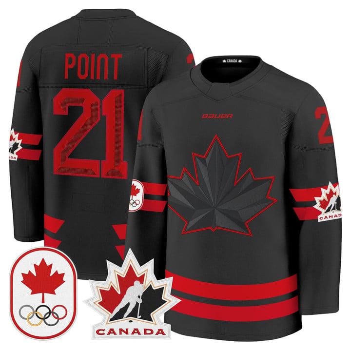 Brayden Point Jersey #21 Canada Olympic Premium Hockey 2026 Stitched