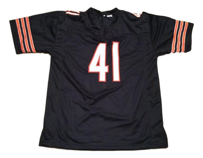 Brian Piccolo Jersey #41 Custom Unsigned Football Jerseys Stitched Black