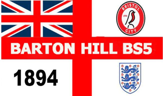 Bristol City Football Club Flag 3x5ft Banner polyester Red White Army England