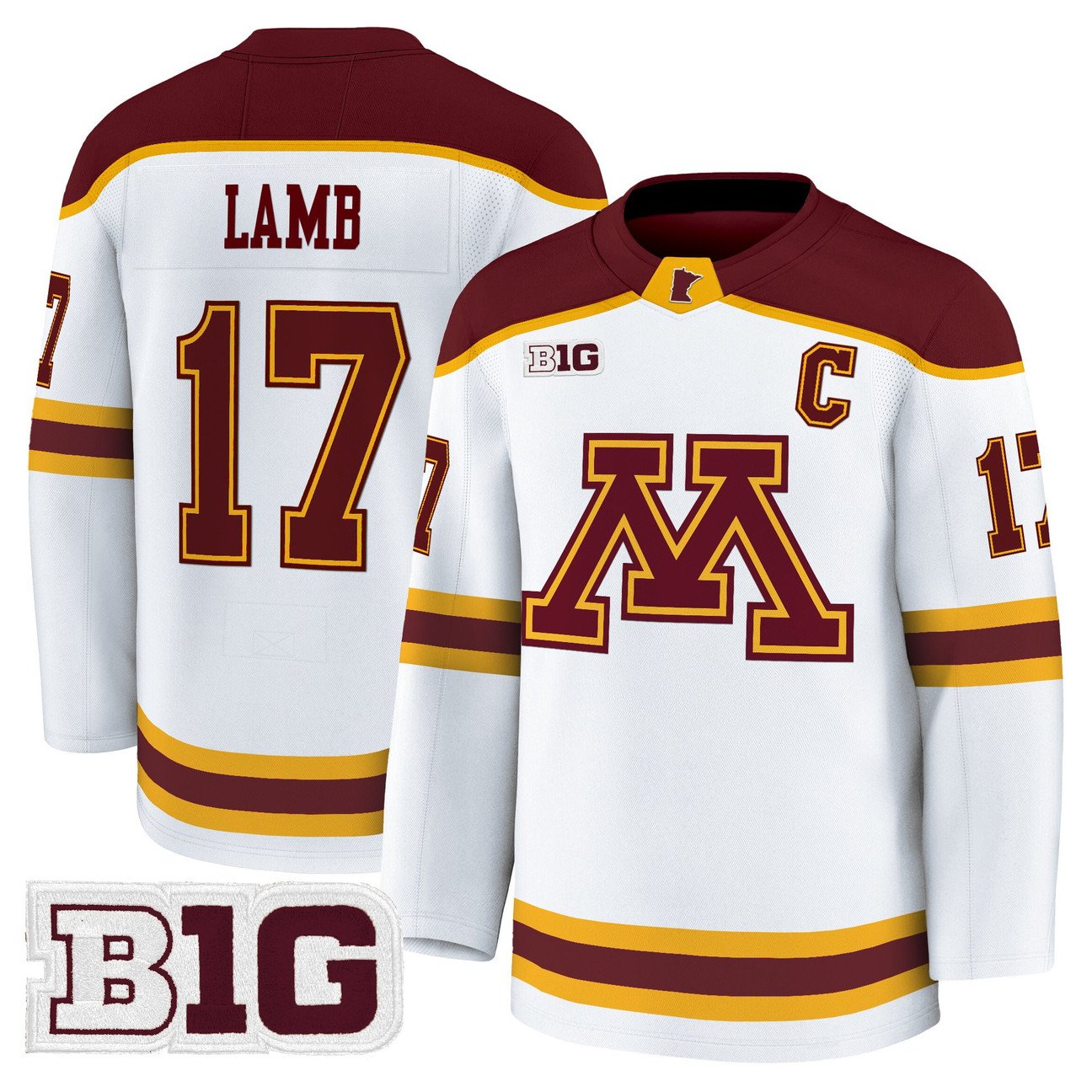 Brody Lamb Jersey #17 Minnesota Golden Gophers 2025-26 Premium Stitched