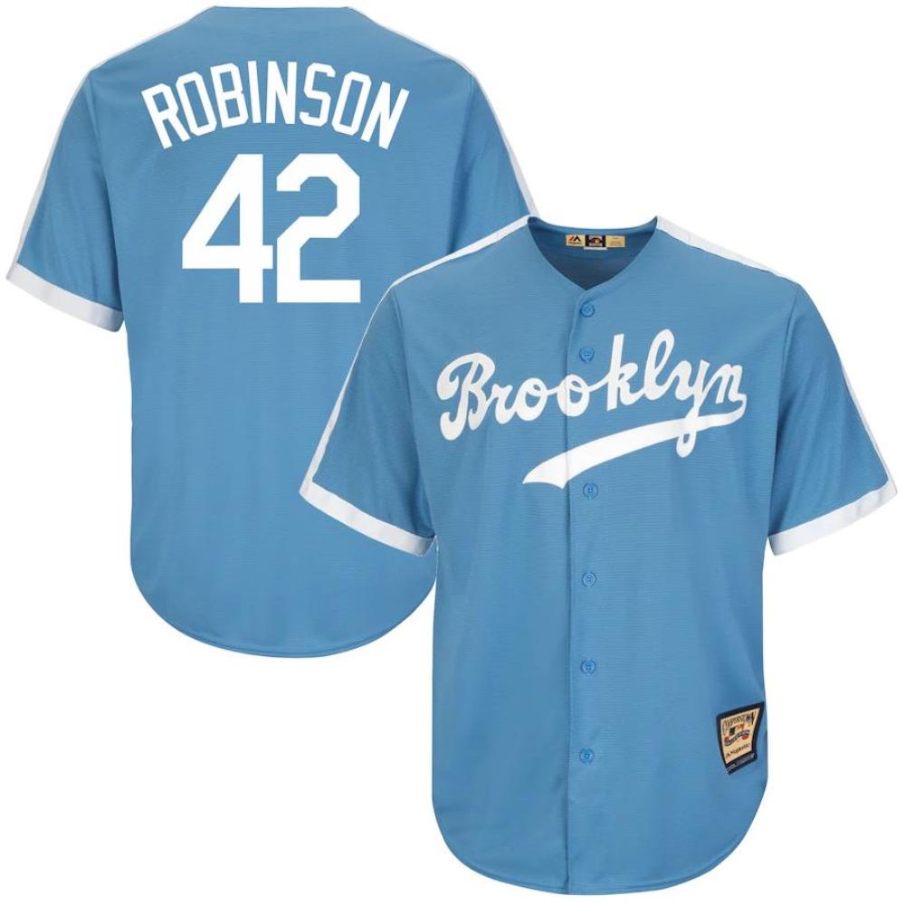 Brooklyn Dodgers Kirk Gibson Blue Throwback Jersey