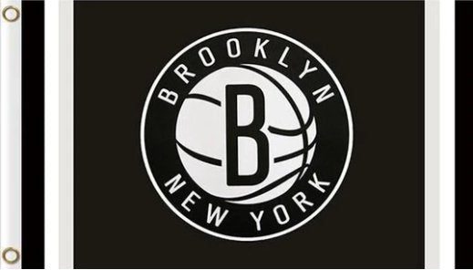 Brooklyn Nets US Sport Black Flag 3X5Ft Polyester Banner USA Digital Print