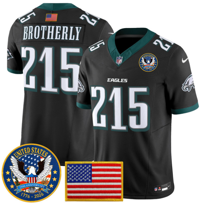 Brotherly Jersey #215 United States 250th Anniversary Stitched