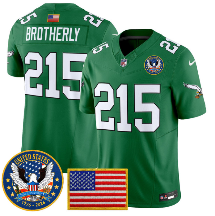 Brotherly Jersey #215 United States 250th Anniversary Stitched