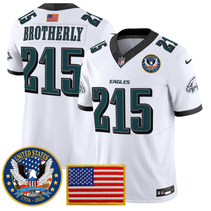 Brotherly Jersey #215 United States 250th Anniversary Stitched