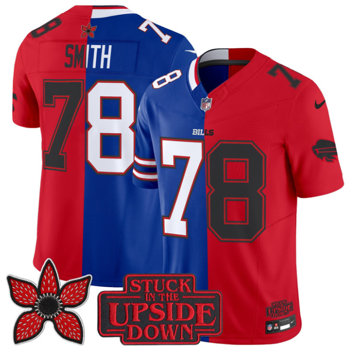 Bruce Smith Jersey #78 Upside Down Edition Vapor Limited Stitched