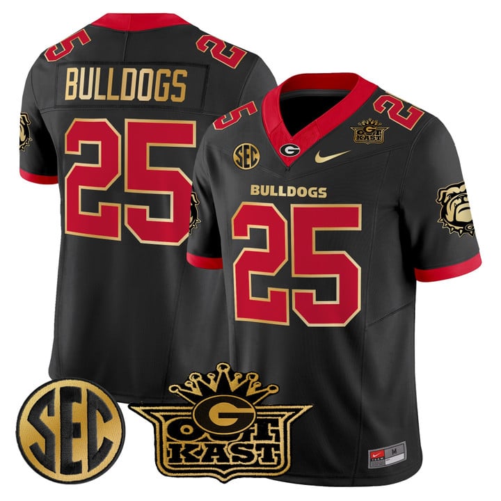 Bulldogs Jersey #25 Outkast x Georgia Bulldogs Vapor Limited Stitched
