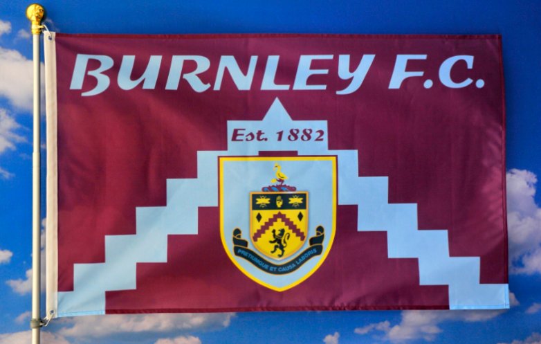 Burnley F.C. Football Club Flag 3x5ft Banner polyester