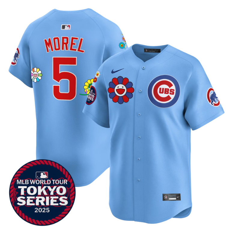 Christopher Morel Jersey #5 Chicago Cubs Tokyo Series 2025 Vapor Premier Limited Stitched Pinstripe