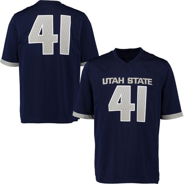 Custom Utah State Aggies Jersey Name and Number NCAA College Football Style 2