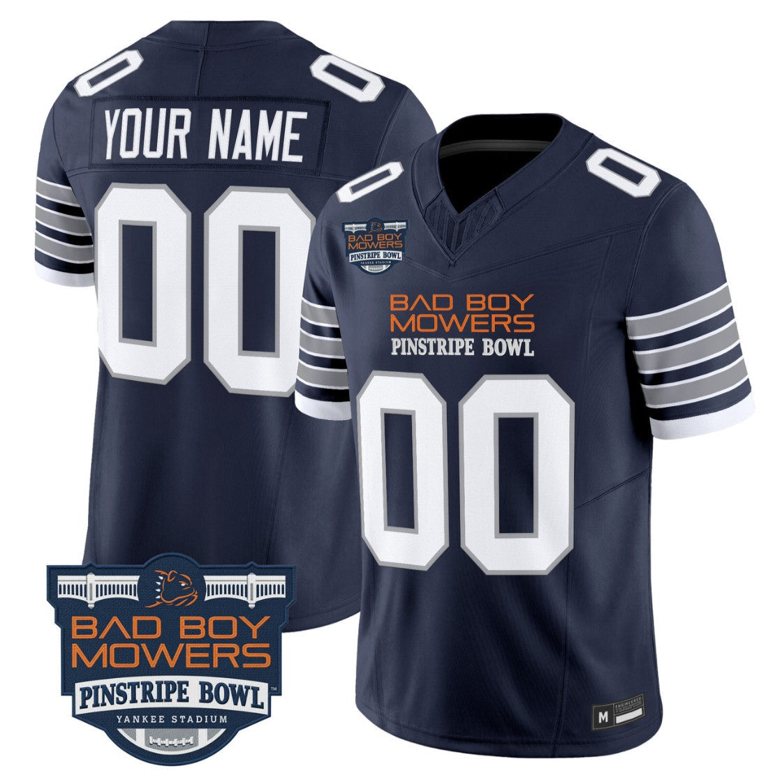 Custom Penn State Nittany Lions Jersey 2025 Pinstripe Bowl Limited Stitched