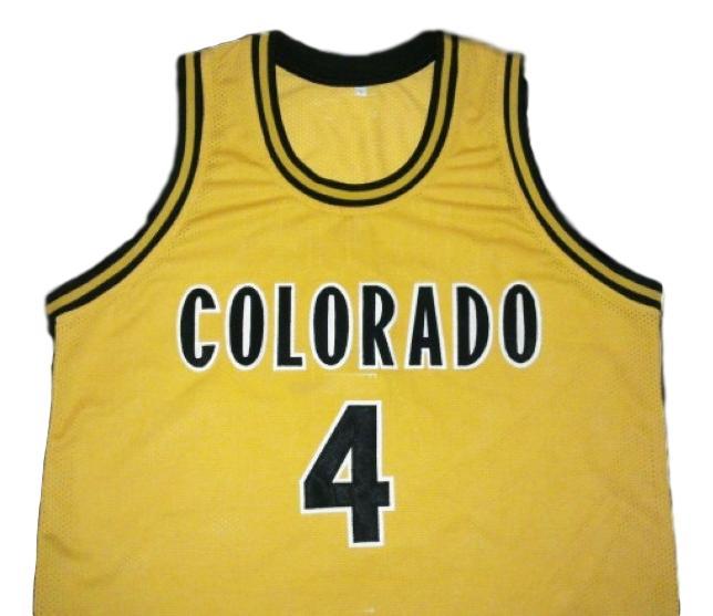 Chancey Billups Jersey #4 College Basketball Sewn Gold