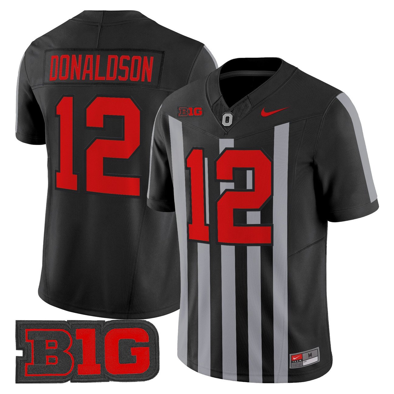 CJ Donaldson Jersey #12 Ohio State Buckeyes Throwback Limited Stitched