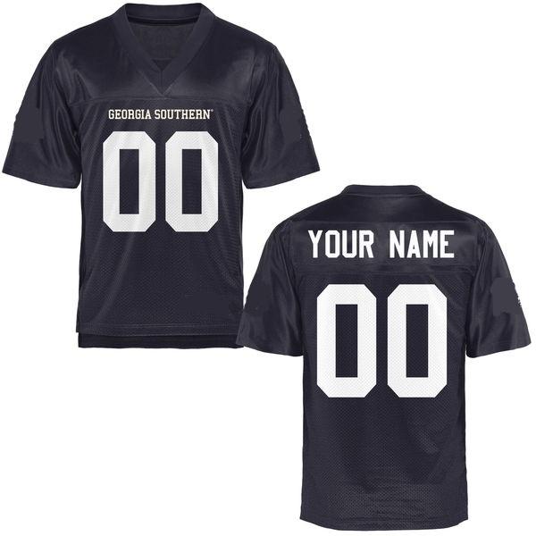 Custom Georgia Southern Eagles Jersey Name and Number NCAA College Football