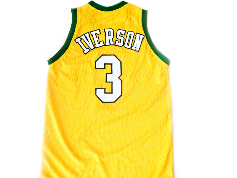Chancey Billups Jersey #3 Iverson Bethel College Basketball Gold