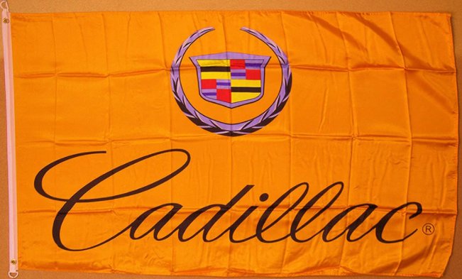 Cadillac Flag Orange 3X5 Ft Polyester Banner USA 90x150cm
