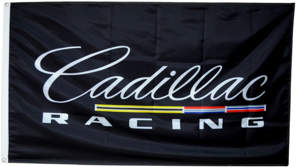 Cadillac Racing Flag 3X5 Ft Polyester Banner USA 90x150cm