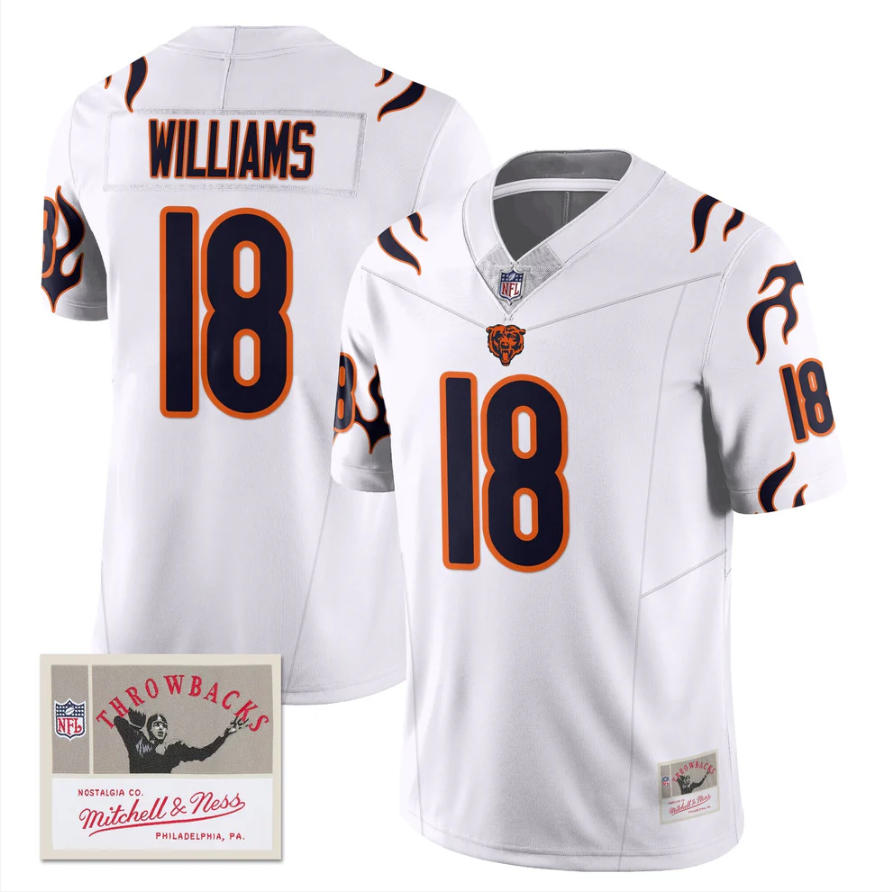 Caleb Williams Jersey #18 Throwback 2006 Legacy Vapor Limited Stitched