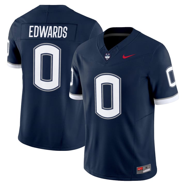 Cam Edwards Jersey #0 UConn Huskies 2025 Vapor Limited Stitched
