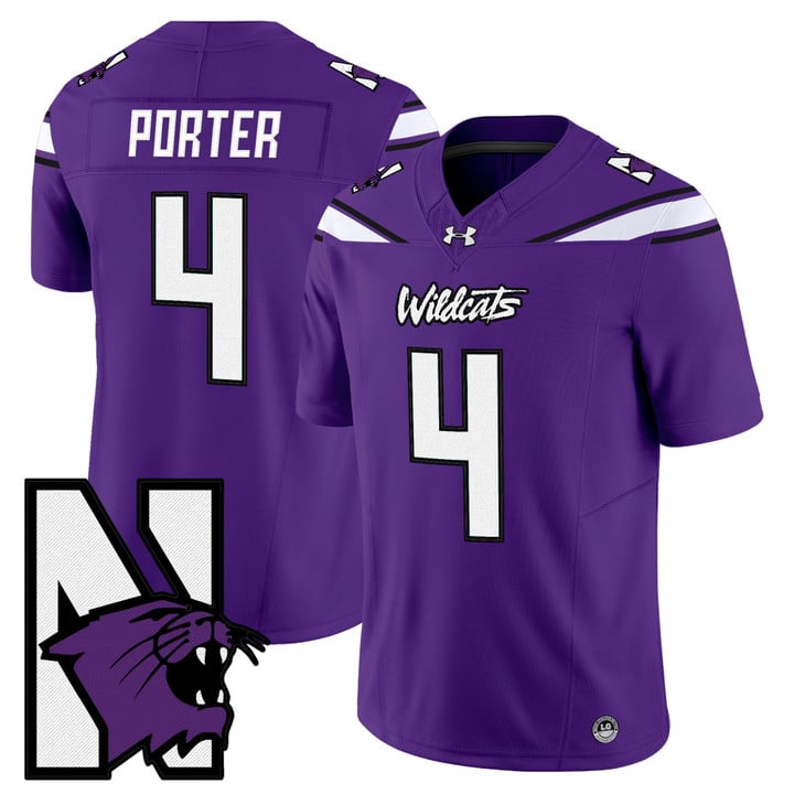 Cam Porter Jersey #4 Northwestern Wildcats Honoring 95 Vapor Limited Stitched
