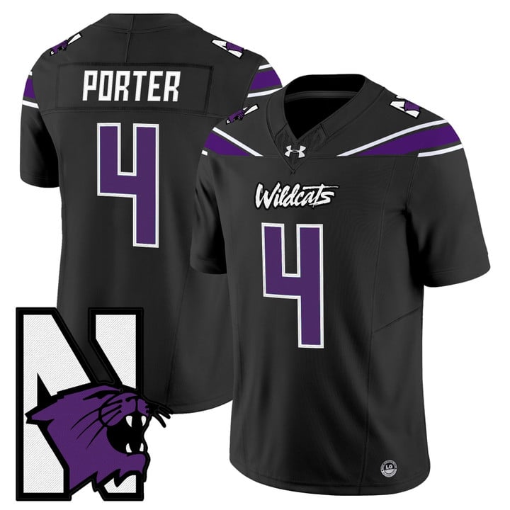 Cam Porter Jersey #4 Northwestern Wildcats Honoring 95 Vapor Limited Stitched