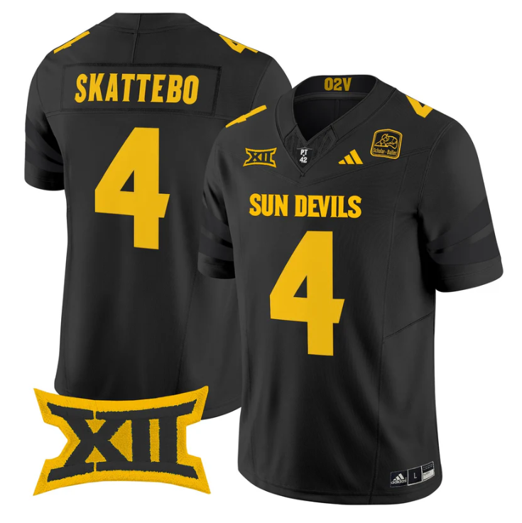 Cam Skattebo Jersey #4 Arizona State Sun Devils 2025 Vapor Stitched