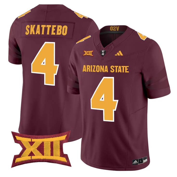 Cam Skattebo Jersey #4 Arizona State Sun Devils 2025 Vapor Stitched