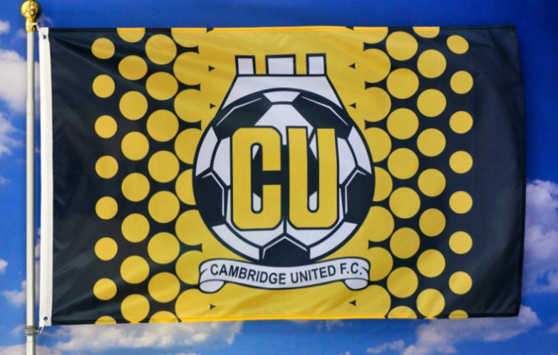 Cambridge Football Club Flag 3x5ft Banner polyester